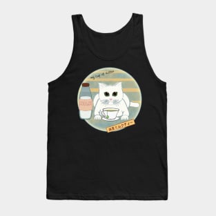 Cat Milk Tea Tank Top